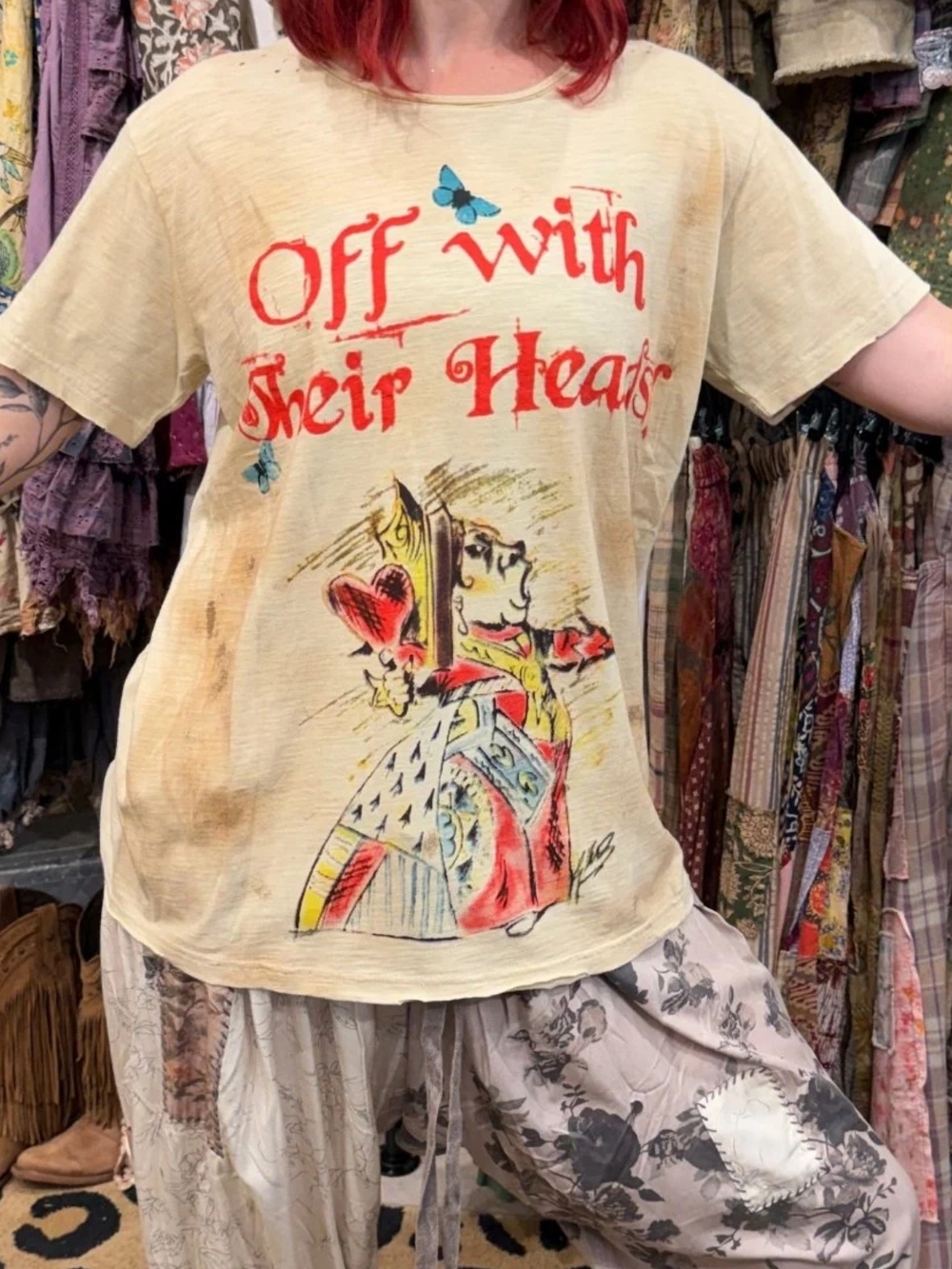🔥BRAND NEW Moon Dance Tee - Royal Rebel 'Off With Their Heads!' Jaded Gypsy